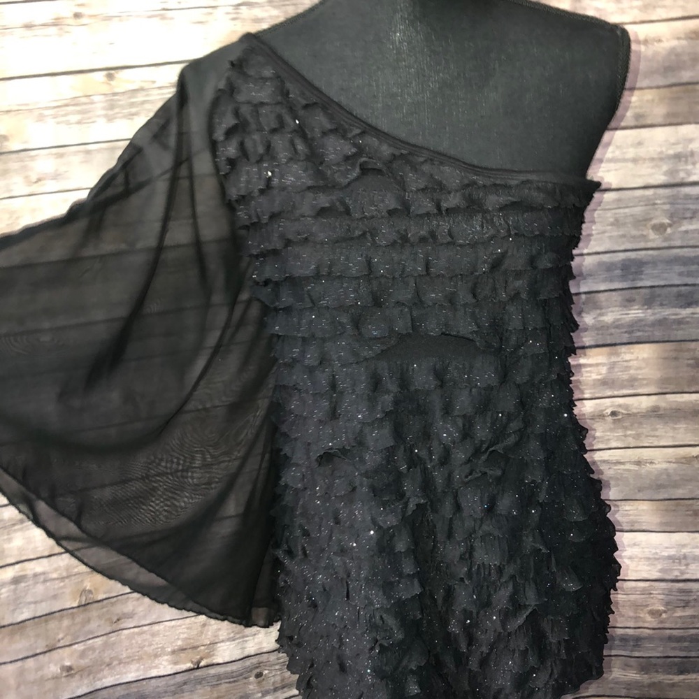 Charlotte Russe One Shoulder Ruched Top